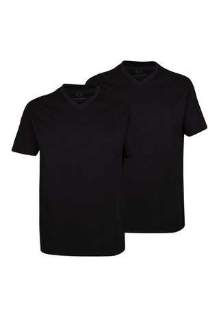 American T-Shirt, V Λαιμόκοψη, Συσκευασία των 2